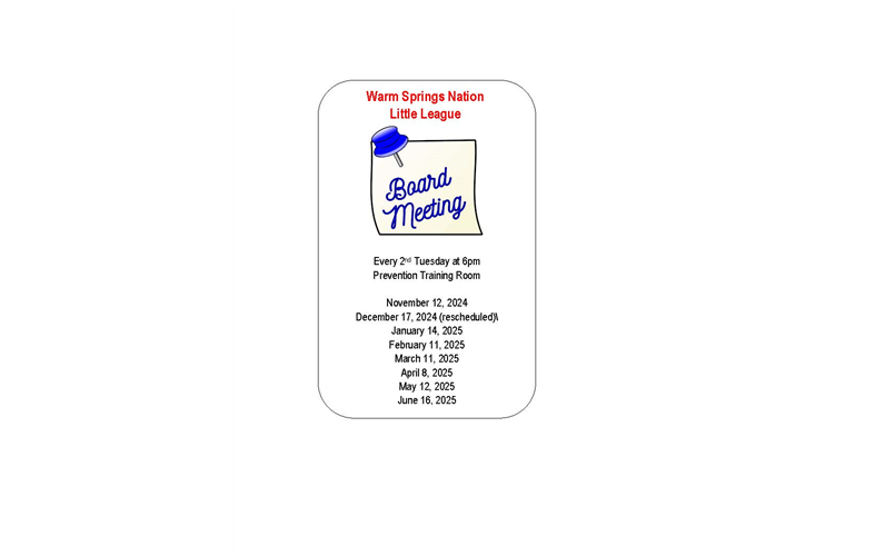 Board Meeting Dates
